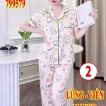 Đồ bộ nữ mặt nhà pijama tay ngắn quần lững nhiều size MT-9579