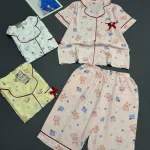 Đồ bộ nữ pijama tay ngắn quần lững