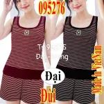 Đồ bộ nữ sát nách quần đùi chất thun Ts 95275
