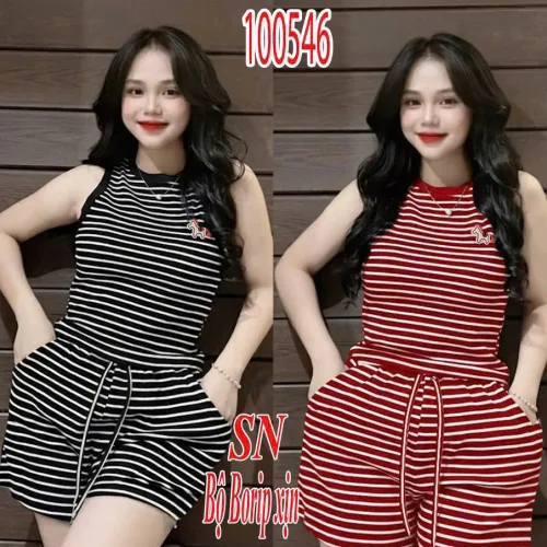 Đồ bộ nữ sát nách quần đùi DD-00546