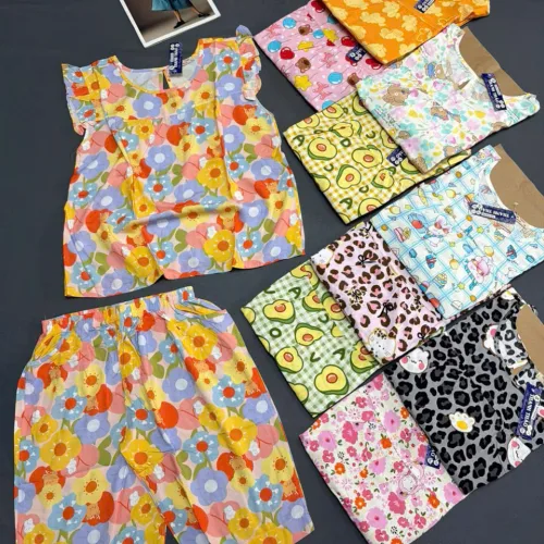 Đồ bộ nữ tay cánh tiên quần lững TT size Đại 5