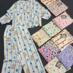 Đồ bộ nữ tay dài quần dài vải tole baby doll QN-0517