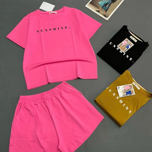 Đồ bộ nữ tay ngắn quần đùi thun cotton DD-05320