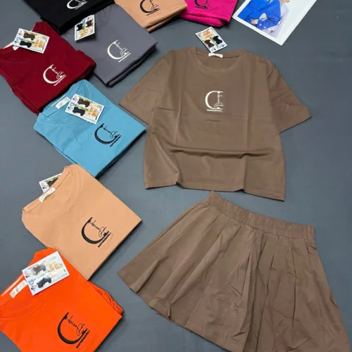 Đồ bộ nữ tay ngắn quần váy LD 96812 thun cotton 4 chiều