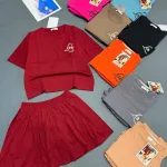 Đồ bộ nữ tay ngắn quần váy LD 96812 thun cotton 4 chiều