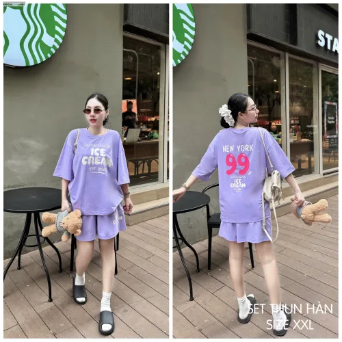 Đồ bộ nữ thun hàn xxl(50-65kg)