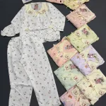 Đồ bộ nữ tiểu thư tay dài cotton hàn không giãn  HT-15236 - 115236