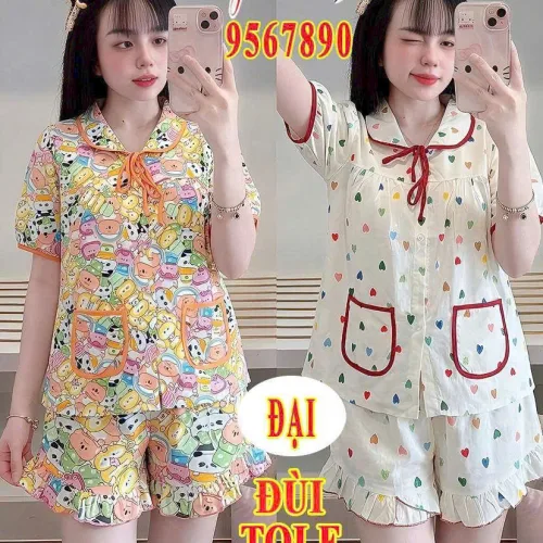 Đồ bộ nữ tole quần đùi TL-909567