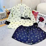 Đồ Bộ pijama Tay Lỡ Quần Đùi KH 10.15411