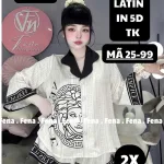 Đồ Bộ pijama Tay Lỡ Quần Đùi KH 10.15411