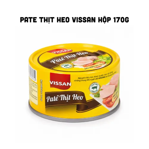 Pate Thịt Heo Vissan Hộp 170g