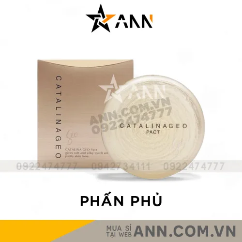 Bảng giá sỉ phấn Phủ Catalina Geo Pact Hàn Quốc 22g (Tone 1)