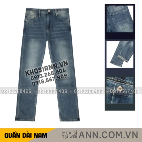 Quần Jean Dài Nam Form Slim-fit Old Sailor - 7162