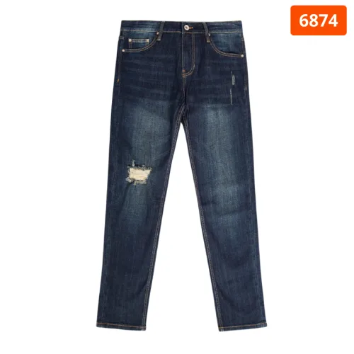 Quần Jeans Dài Nam Osl Aeroflex Deep-Black 95cm Jeans - 6874