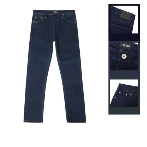 Quần Jeans Dài Nam Osl Aeroflex Deep-Black 95cm Jeans - 7158