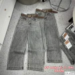 Quần Jeans Nữ Ống Rộng Vải Dày Mềm Không Co Giãn Có Nhiều Mẫu Cực Xinh
