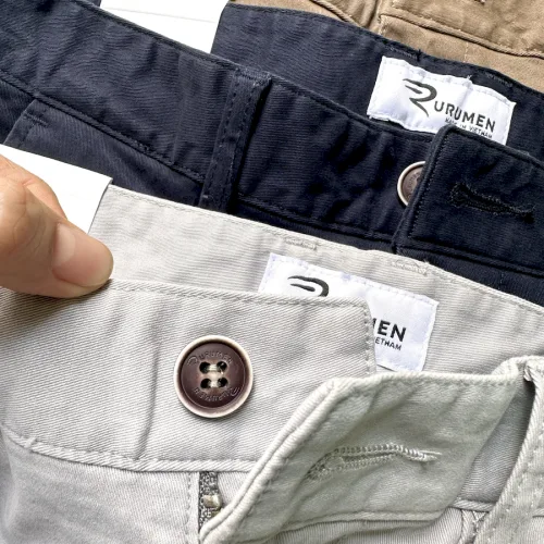 Quần Kaki Dài Nam Rurumen Chất Kaki Co Giãn Cao Cấp (Có size 36)