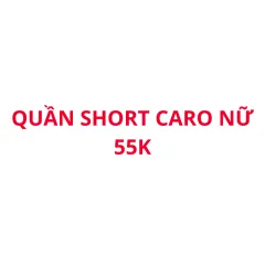 Quần Short Caro Nữ