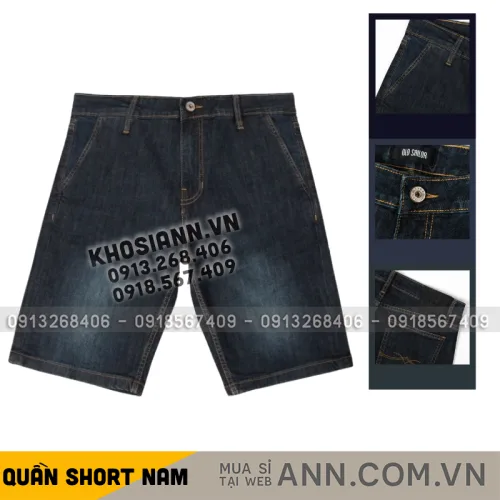 Quần Short Denim Nam Diagonal Old Sailor - 7176
