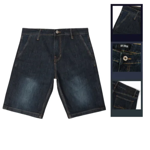 Quần Short Denim Nam Diagonal Old Sailor - 7176