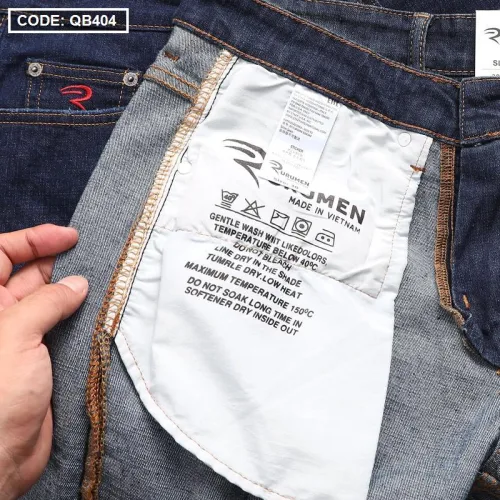 Quần Short Jeans Nam Cao Cấp Slim Fit Thêu Logo