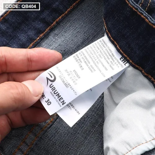 Quần Short Jeans Nam Cao Cấp Slim Fit Thêu Logo