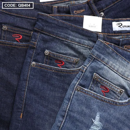 Quần Short Jeans Nam Cao Cấp Slim Fit Thêu Logo