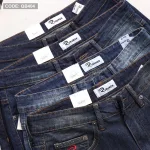 Quần Short Jeans Nam Cao Cấp Slim Fit Thêu Logo