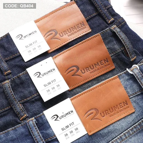 Quần Short Jeans Nam Cao Cấp Slim Fit Thêu Logo