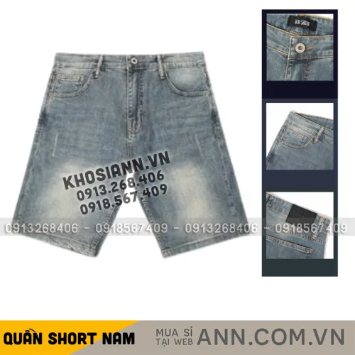 Quần Short Jeans Nam Denim Nam Diagonal Old Sailor - 7146