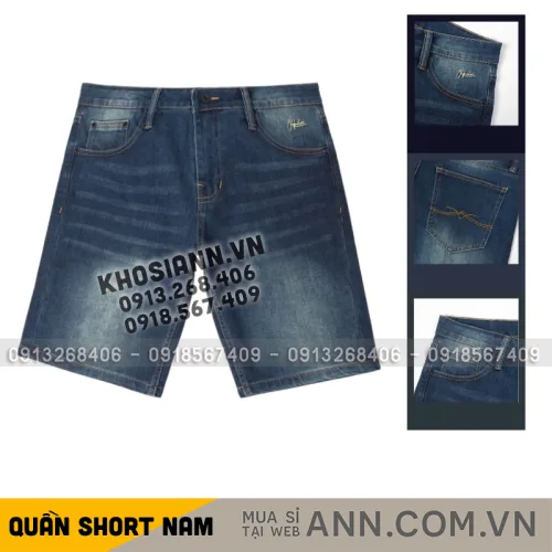 Quần Short Jeans Nam Denim Nam Diagonal Old Sailor - 7186