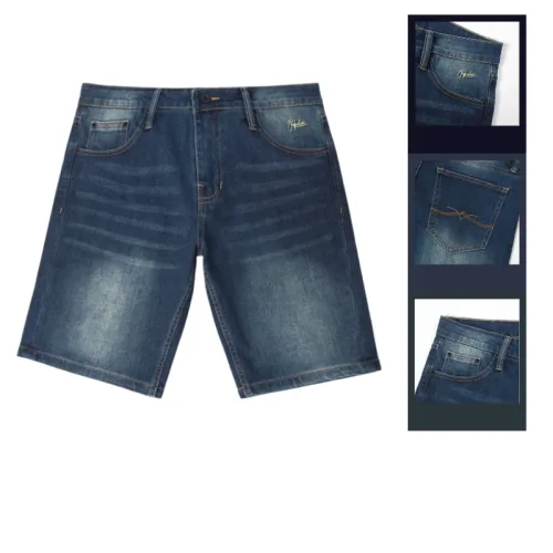 Quần Short Jeans Nam Denim Nam Diagonal Old Sailor - 7186