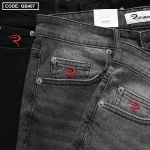 Quần Short Jeans Nam Rurumen Cao Cấp Hàng VNXK Phối Logo (có size 36)