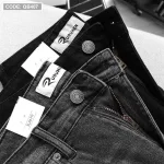 Quần Short Jeans Nam Rurumen Cao Cấp Hàng VNXK Phối Logo (có size 36)