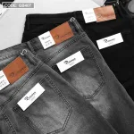 Quần Short Jeans Nam Rurumen Cao Cấp Hàng VNXK Phối Logo (có size 36)
