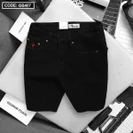 Quần Short Jeans Nam Rurumen Cao Cấp Hàng VNXK Phối Logo (có size 36)