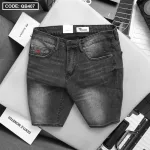 Quần Short Jeans Nam Rurumen Cao Cấp Hàng VNXK Phối Logo (có size 36)