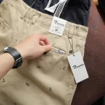 Quần Short Kaki Nam Cao Cấp In Logo Mũi Neo