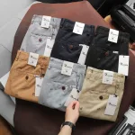 Quần Short Kaki Nam Cao Cấp In Logo Mũi Neo