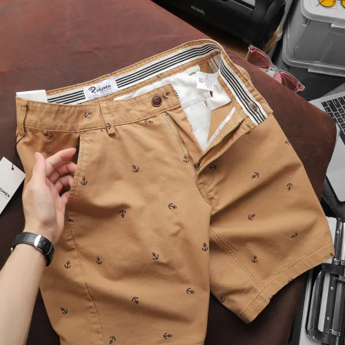 Quần Short Kaki Nam Cao Cấp In Logo Mũi Neo