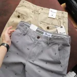 Quần Short Kaki Nam Cao Cấp In Logo Mũi Neo