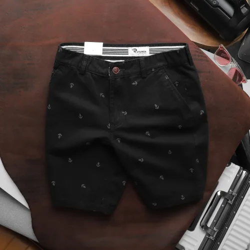 Quần Short Kaki Nam Cao Cấp In Logo Mũi Neo