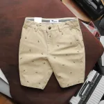 Quần Short Kaki Nam Cao Cấp In Logo Mũi Neo