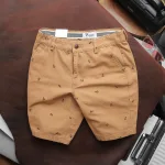 Quần Short Kaki Nam Cao Cấp In Logo Mũi Neo