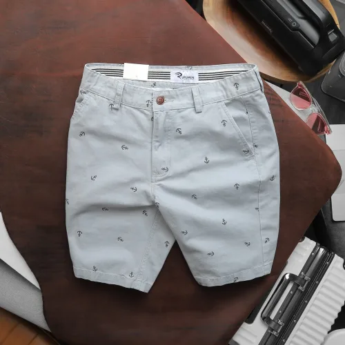 Quần Short Kaki Nam Cao Cấp In Logo Mũi Neo