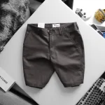 Quần Short Kaki Nam Trơn Rurumen Cao Cấp