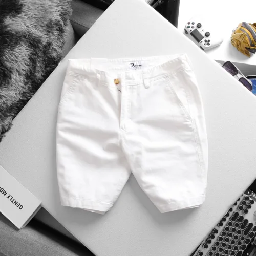 Quần Short Kaki Nam Trơn Rurumen Cao Cấp