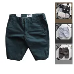 Quần Short Kaki Nam Trơn Rurumen Cao Cấp