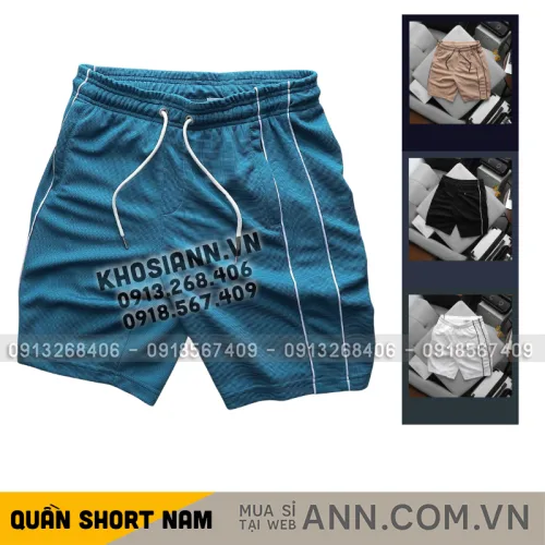 Quần Short Nam - Quần Đùi Nam Chất Liệu Vải Music Phối Sọc 2 Bên (Size Từ M - 2XL)