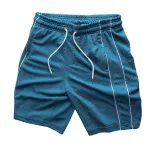 Quần Short Nam - Quần Đùi Nam Chất Liệu Vải Music Phối Sọc 2 Bên (Size Từ M - 2XL)